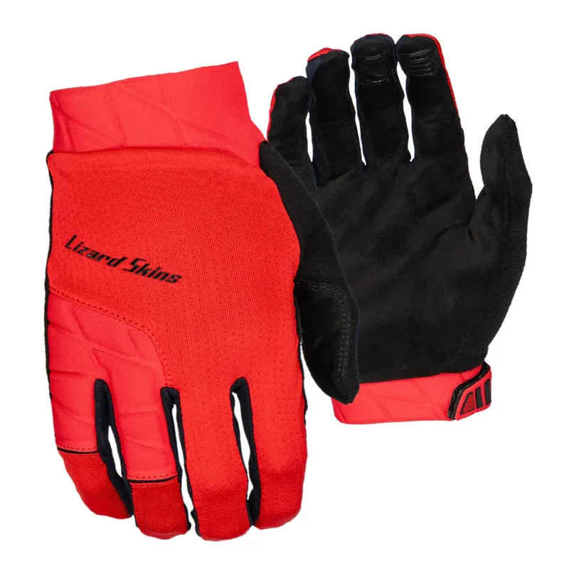 Lizard Skins Monitor OPS Long Finger Gloves - Crimson Red